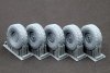ScaleX WM 35002S HMMWV MT/R 12-bolt Sagged wheel set (for Academy, ICM) 1/35